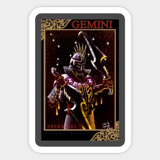 Zodiac Knights - Gemini Sticker